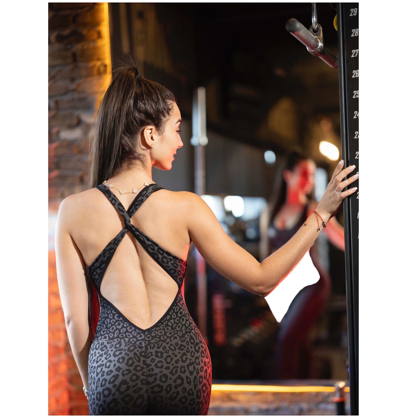 MONO ENTERIZO ANIMAL PRINT