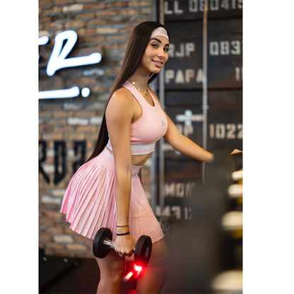 CONJUNTO DE SAYA ROSADO