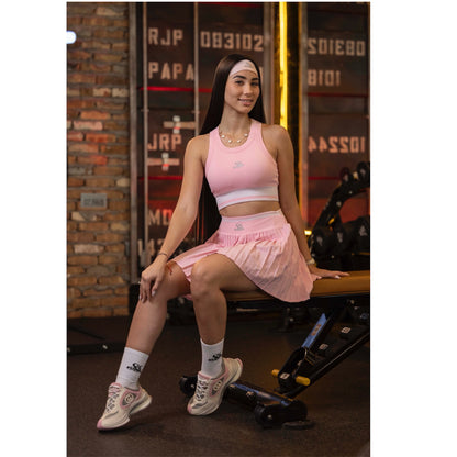 CONJUNTO DE SAYA ROSADO