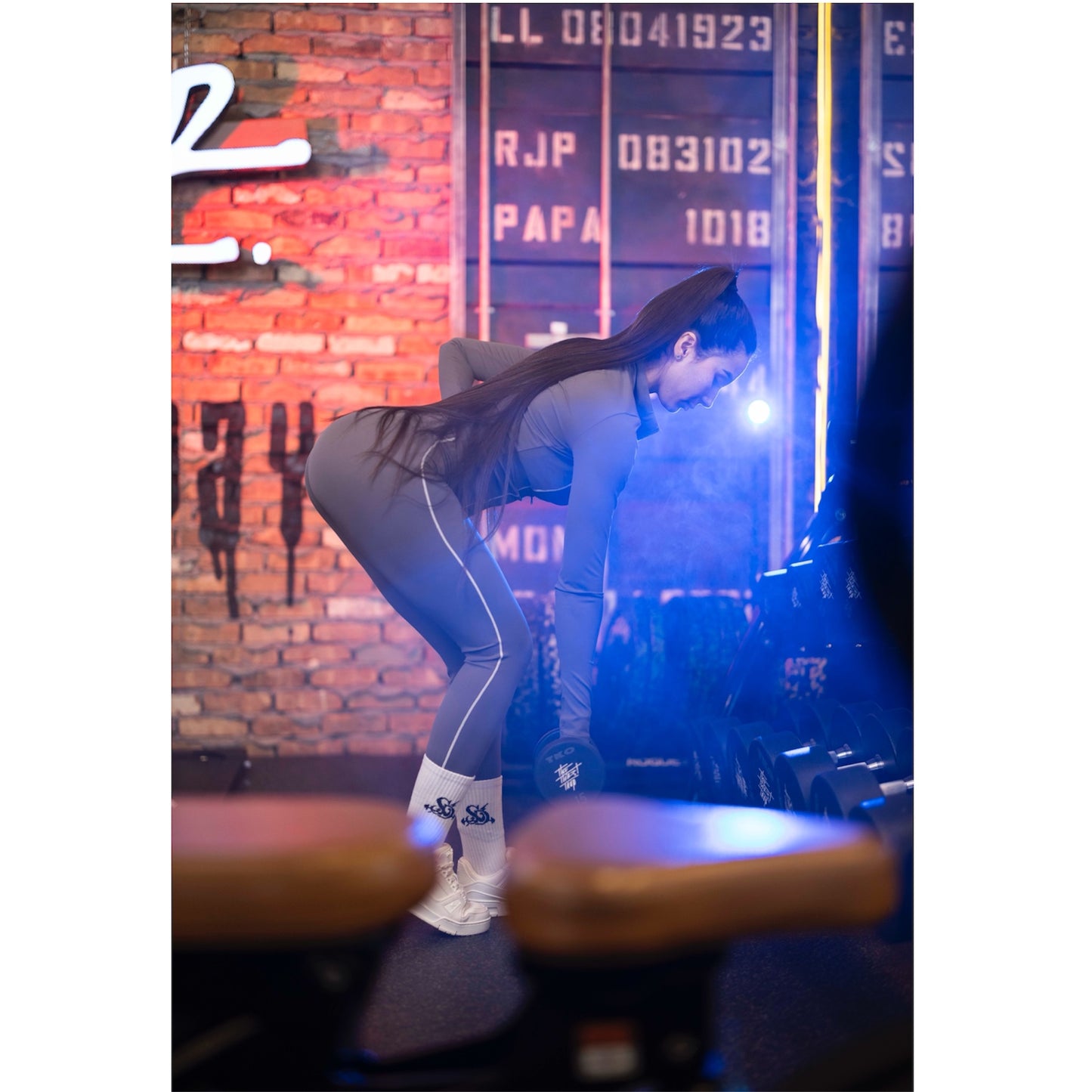 SET DE 3 PIEZAS GRIS