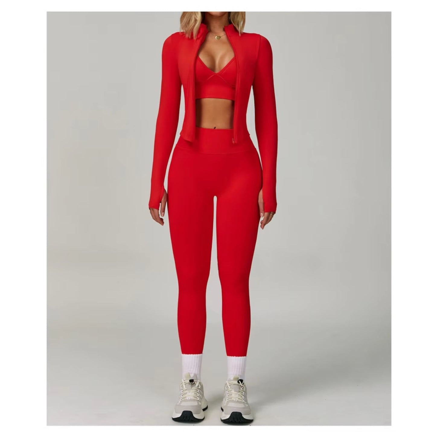 SET DE 3 PIEZAS ROJO