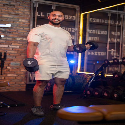 Conjunto crema de 2 piezas de hombre