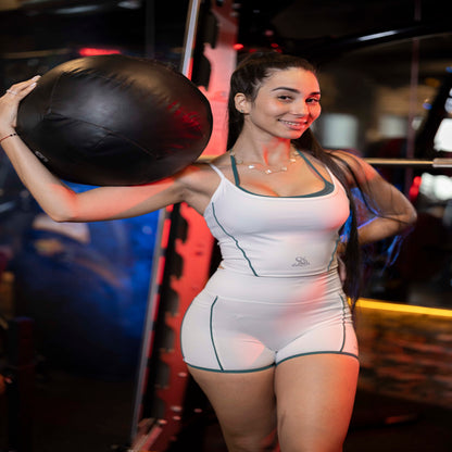 Set blanco de 2 piezas